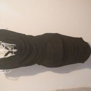 GUESS LOS ANGELES LITTLE BLACK DRESS BODYCON SIZE MEDIUM BLACK